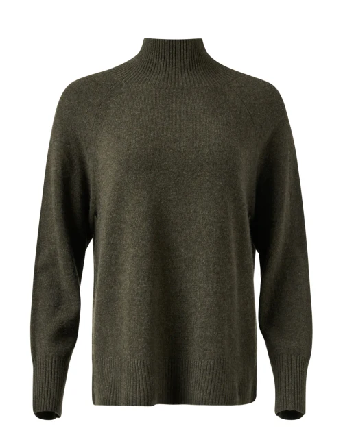 Green Heather Cashmere Sweater