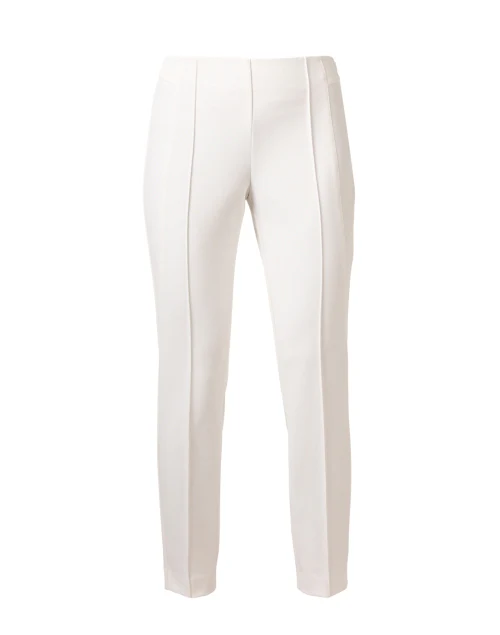 Gramercy White Stretch Pintuck Pant