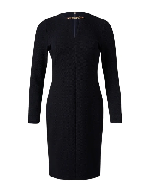 Navy Blue Sheath Dress