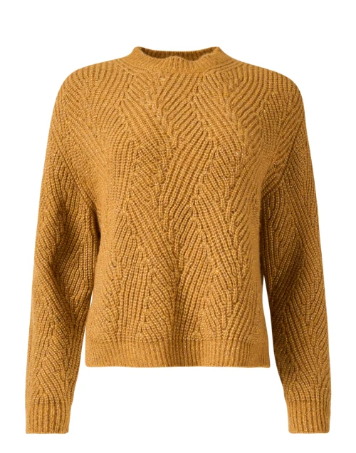 Oita Metallic Gold Sweater