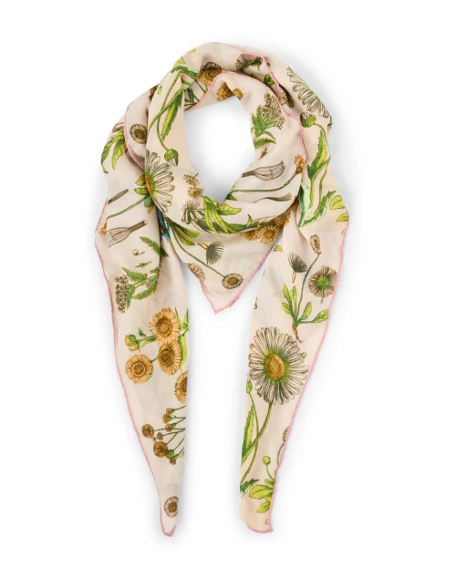 Margherita Pink Floral Print Scarf