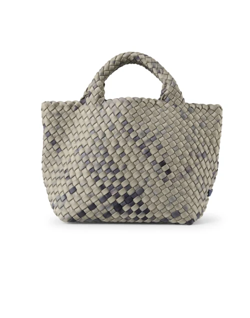 St. Barths Small Neptune Multi Plaid Woven Handbag