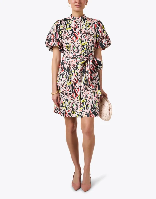 Dara Ikat Print Cotton Shirt Dress
