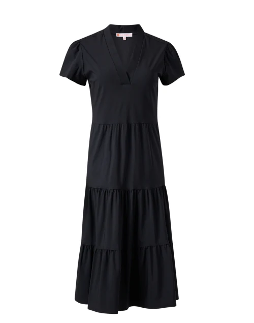 Libby Black Tiered Dress