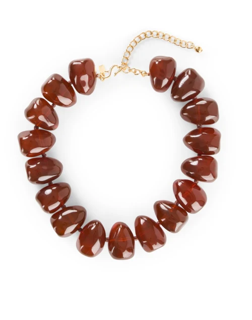 Tortoiseshell Pebble Necklace