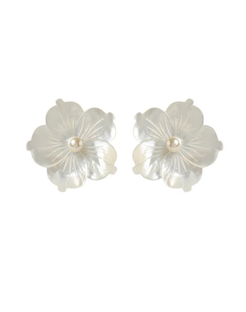 Zia Mother of Pearl Stud Earrings