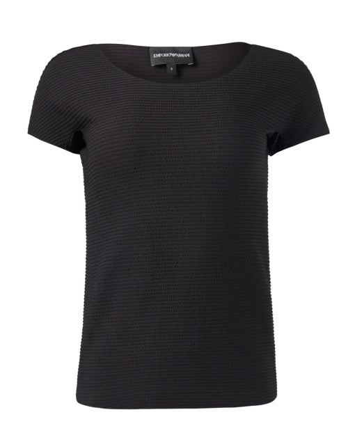 Black Ribbed Top