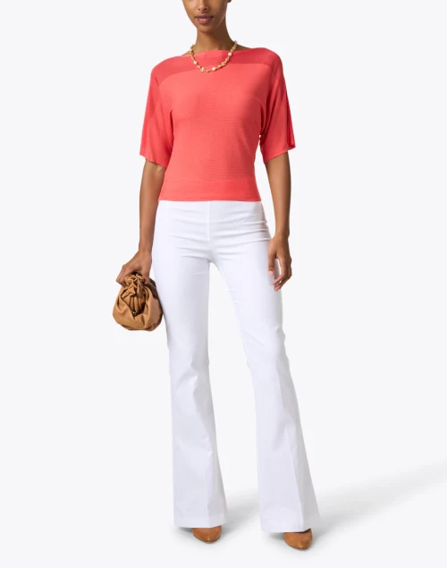 Bellini White Signature Stretch Pull On Pant