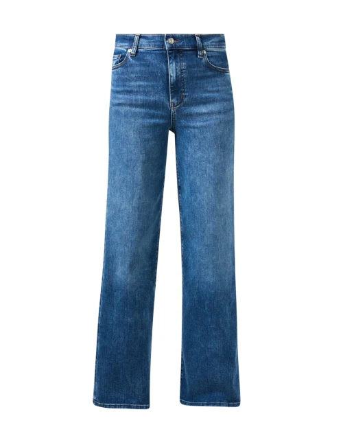 Le Slim Palazzo Blue Wash Wide Leg Jean