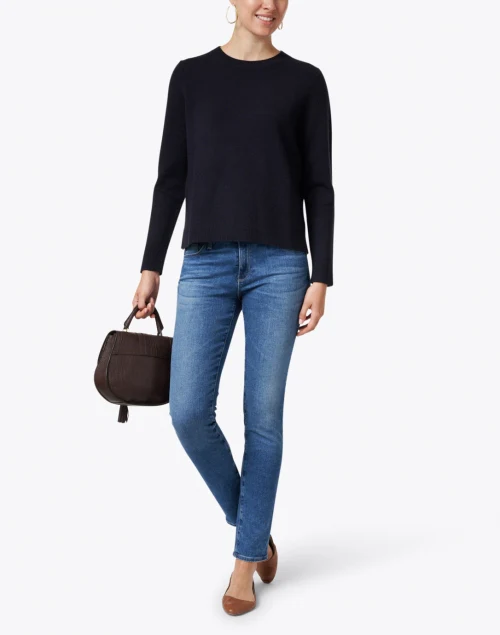 Essential Navy Cashmere Sweater