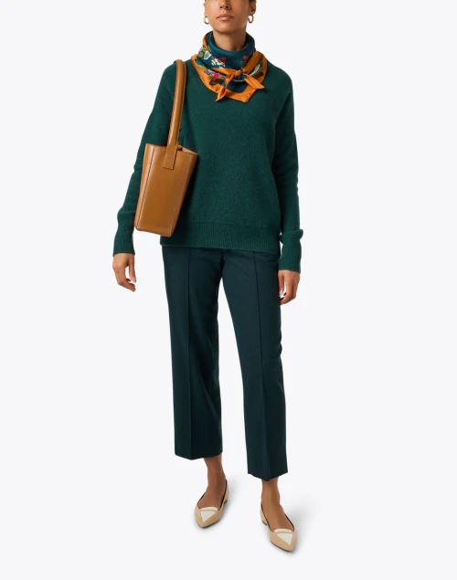 Dark Green Wool Pant