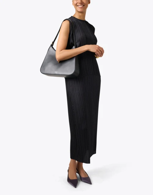Black Pleated Top
