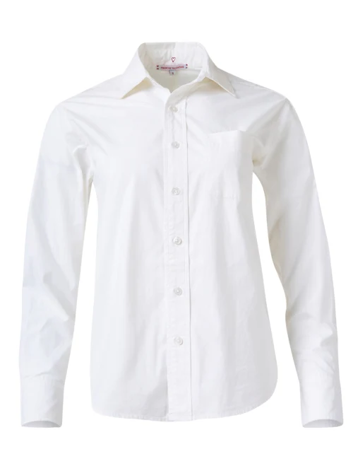 Perfect White Button Front Blouse