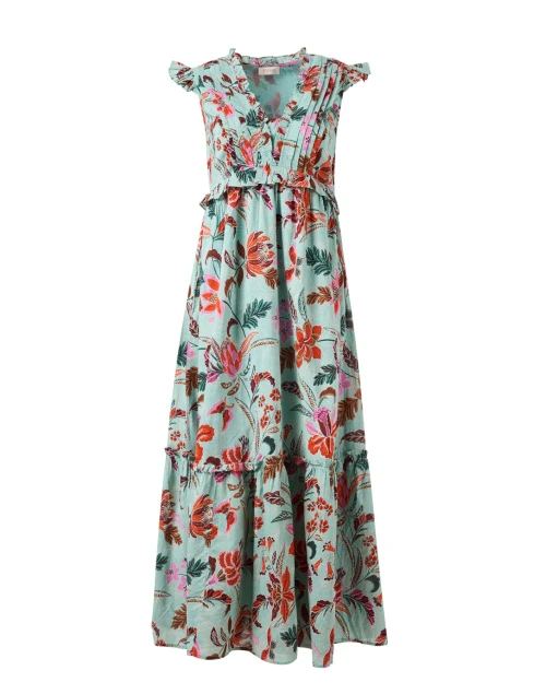 Constance Blue Floral Print Dress