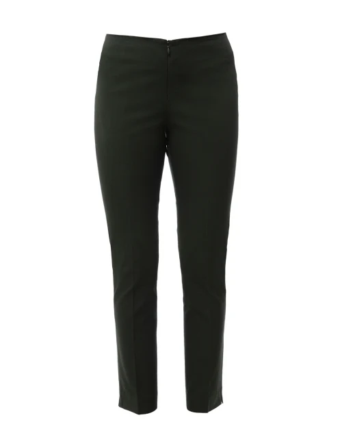 Jerry Olive Green Stretch Cotton Pant