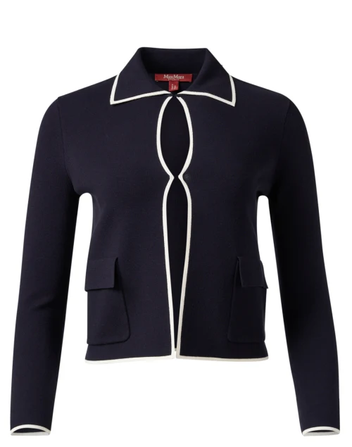 Legge Navy Cardigan