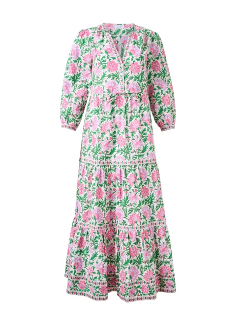Sofia Pink Floral Print Dress