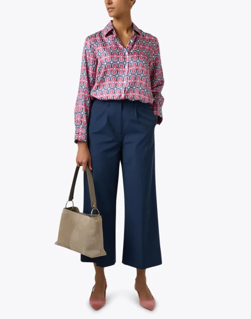Mariela Multi Geometric Print Top