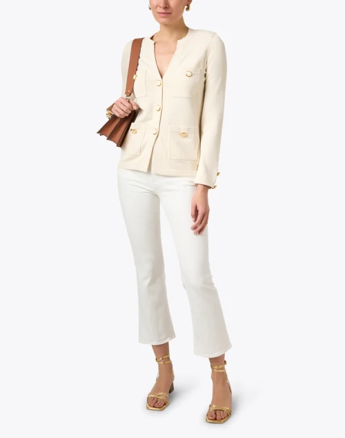 Ecru Knit Jacket