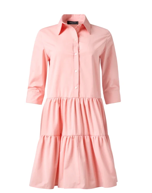 Pink Cotton Shirt Dress