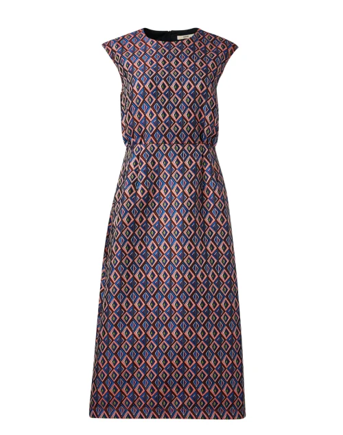 Multi Print Midi Dress