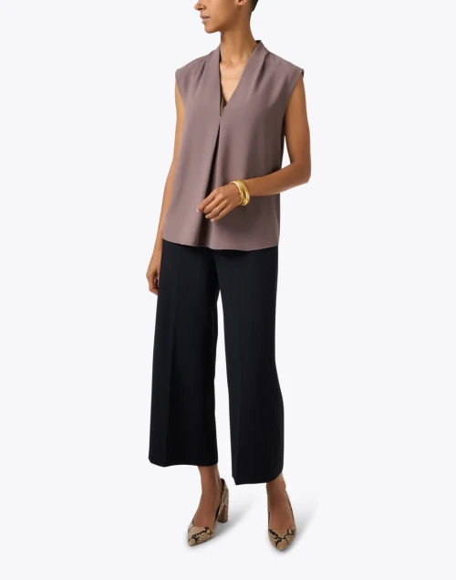 Letia Taupe Top