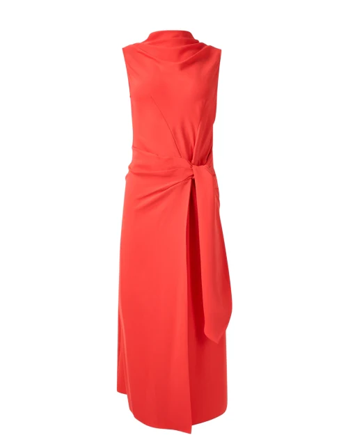 Papaya Red Dress