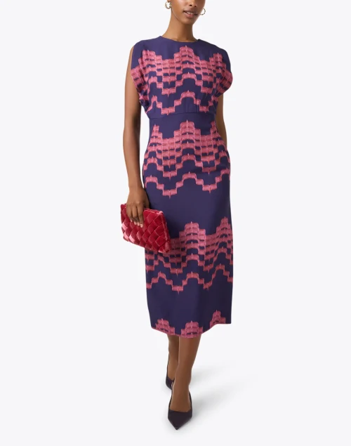 Dahlia Pink and Purple Dress