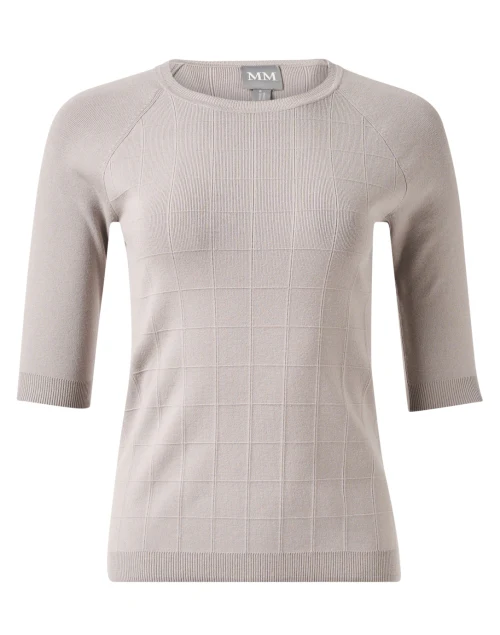 Nostoc Grey Knit Top