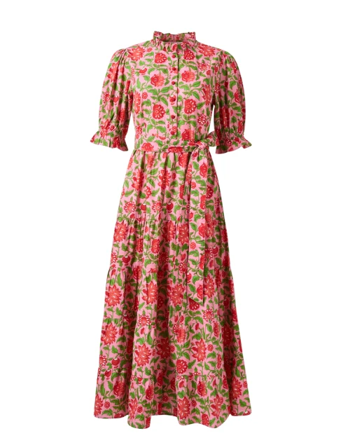 Matilda Pink Floral Print Dress