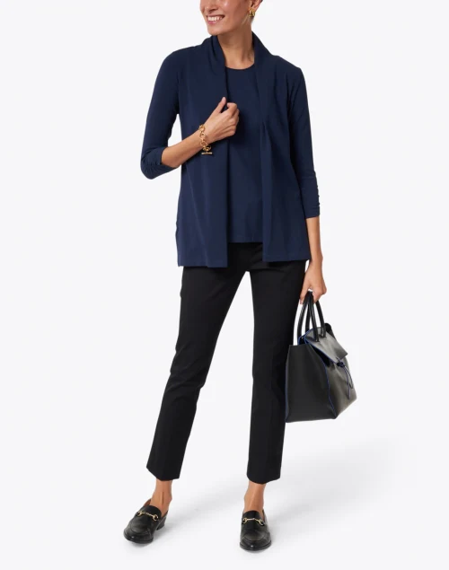 Jerry Black Stretch Cotton Pant