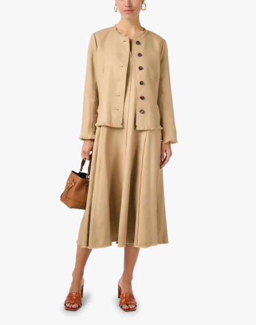 Tan Linen Jacket