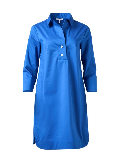 Aileen Blue Cotton Dress