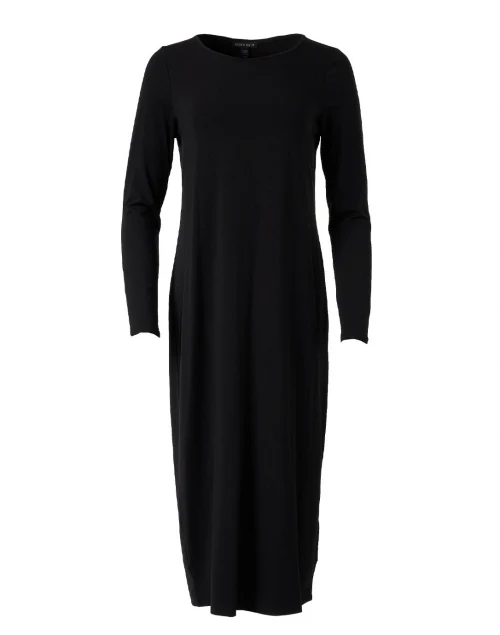 Black Stretch Jersey Dress
