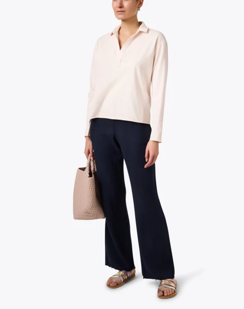 Patrick Petal Pink Popover Henley Top