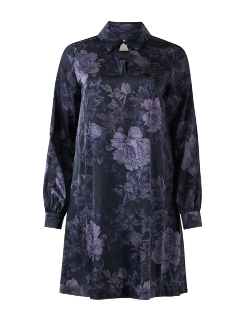 Myagi Indigo Blue Floral Dress