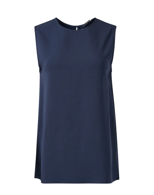 Blue Sleeveless Top