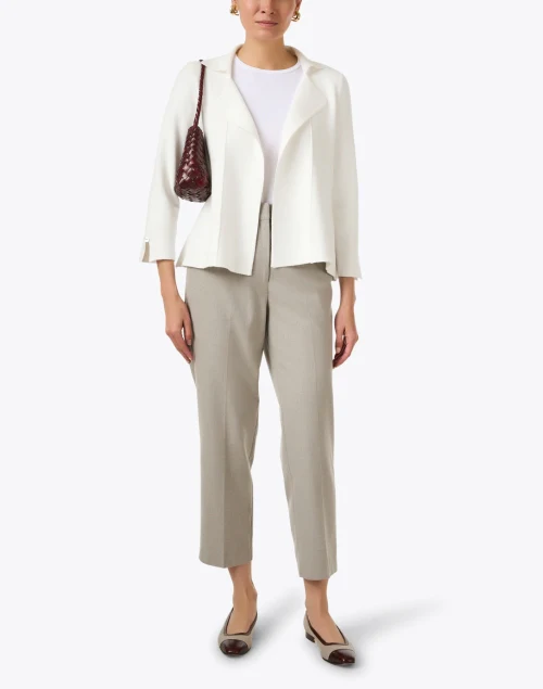 White Knit Jacket