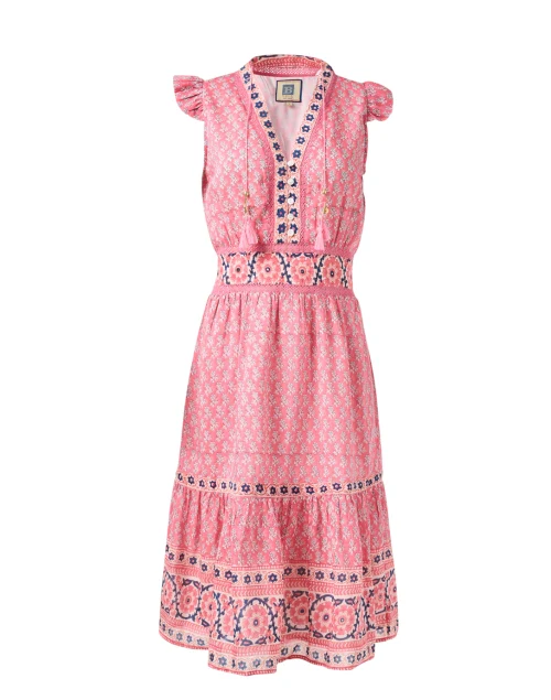 Annabelle Pink Print Dress