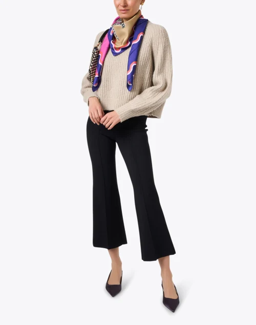 Beige Wool Cashmere Sweater