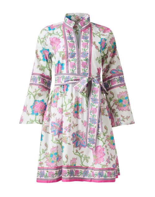 Elle White Floral Print Dress
