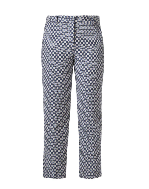 Odile Navy Print Trouser