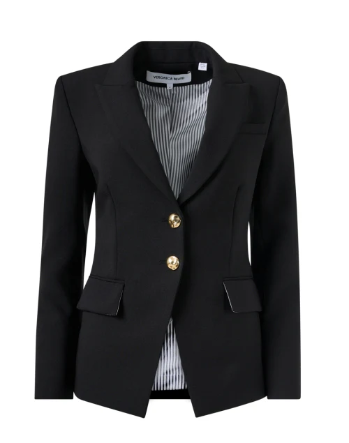 Izara Black Dickey Jacket