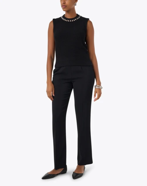 Black Pleated Trouser