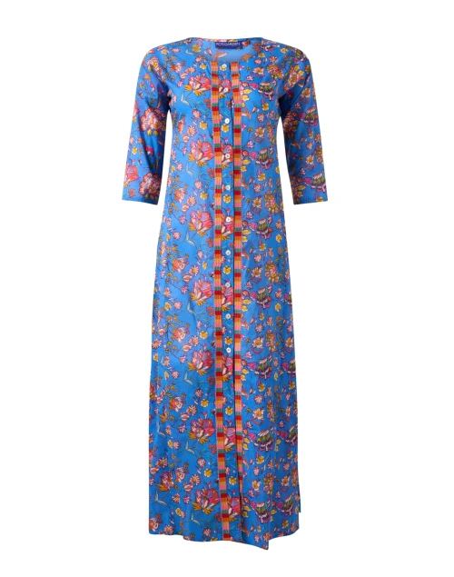 Blair Multi Floral Print Cotton Dress