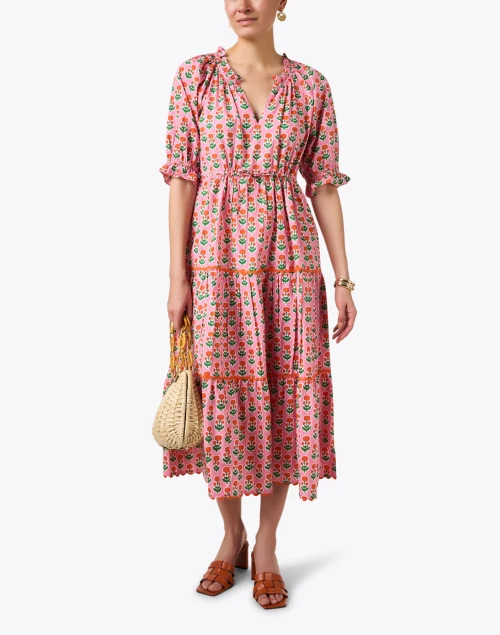 Calypso Pink Floral Dress