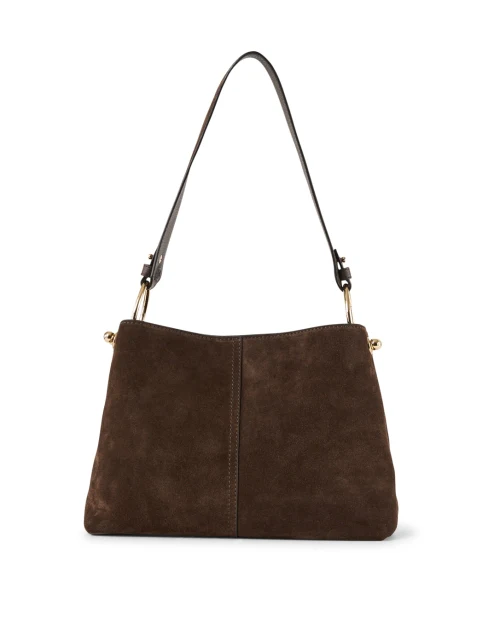 Lana Brown Suede Hobo Bag