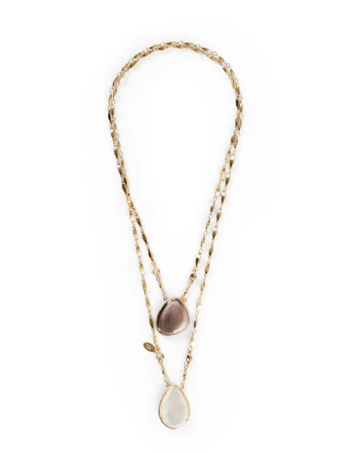 Stone Scapulaire Necklace