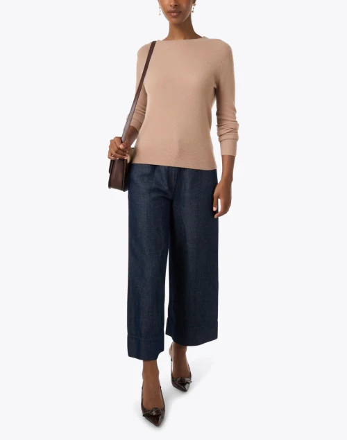 Beige Cashmere Sweater