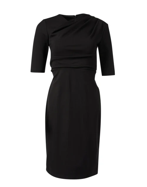 Bianca Black Ponte Knit Dress
